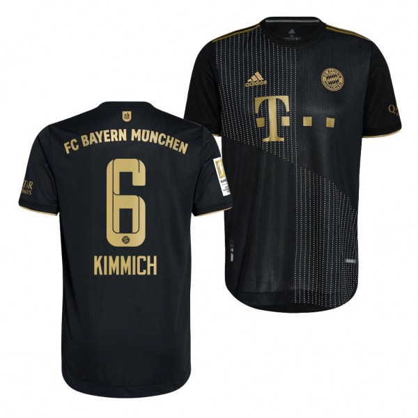 Men's Joshua Kimmich Jersey Bayern Munich Away Black 2021-22 Authentic Online Sale