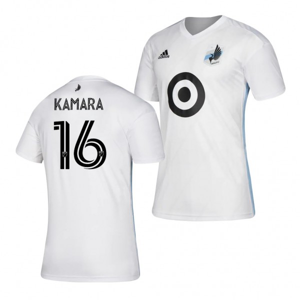 Men's Kei Kamara Minnesota United FC Away Jersey White 2020-21 Replica