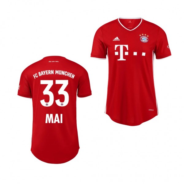 Men's Lars Lukas Mai Jersey Bayern Munich Home 2020-21 Short Sleeve Online Sale