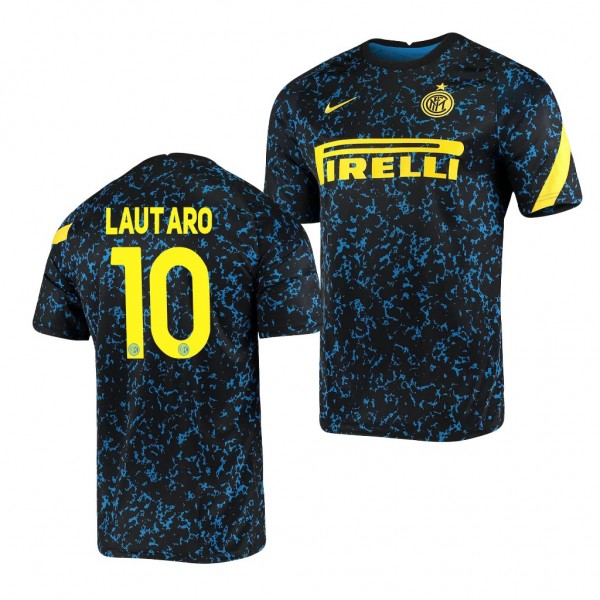 Men's Lautaro Martinez Inter Milan Breathe Jersey Blue 2021 Raglan