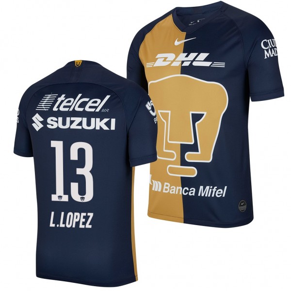 Men's Leonel Lopez Pumas UNAM Jersey Third 19-20 Nike Online Sale