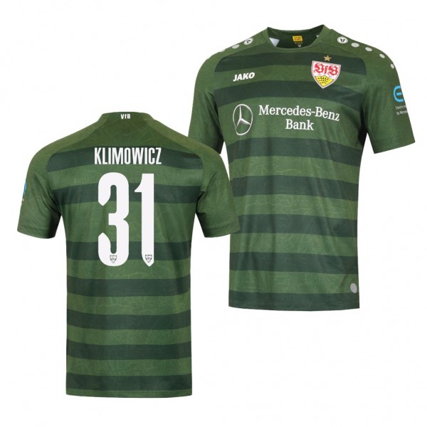 Men's Mateo Klimowicz VfB Stuttgart Third Jersey Green 2021