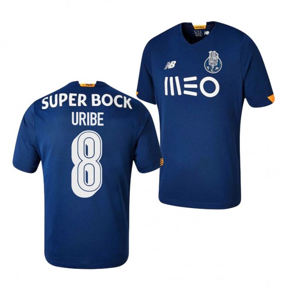 Men's Mateus Uribe FC Porto Away Jersey Navy 2020-21 Replica