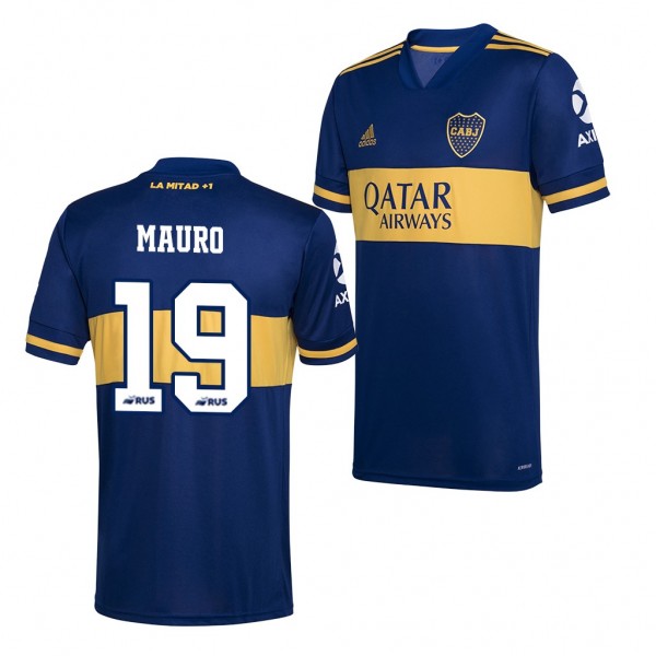 Men's Boca Juniors Mauro Zarate Jersey Home 2020-21 Adidas
