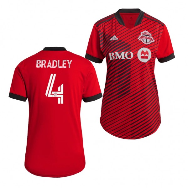 Women's Michael Bradley Jersey Toronto FC Replica Red 2021