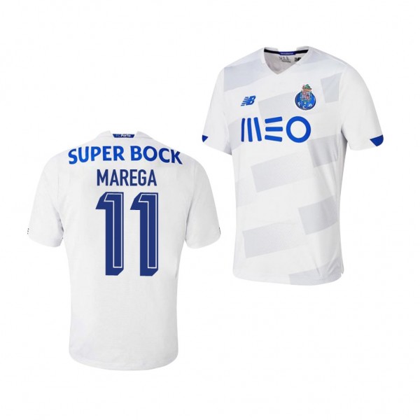 Men's Moussa Marega FC Porto Third Jersey White 2020-21 Replica
