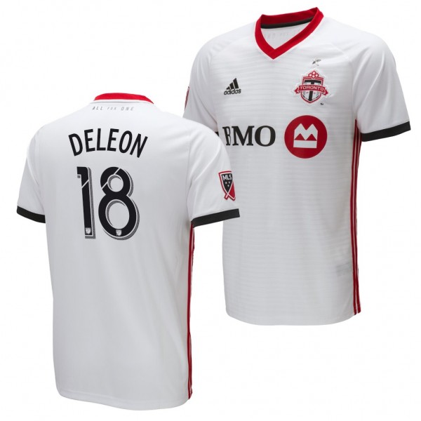 Men's Nick DeLeon Toronto FC Away Jersey 2019