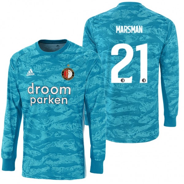Men's Nick Marsman Feyenoord Jersey Goalkeeper 19-20 Adidas
