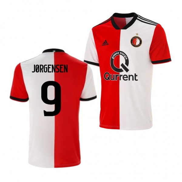 Men's Feyenoord #9 Nicolai Jorgensen Jersey