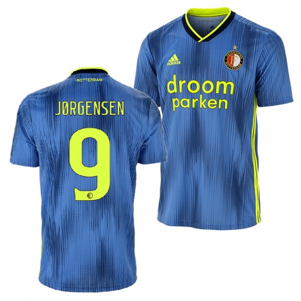Men's Feyenoord Nicolai Jorgensen 19-20 Away Jersey