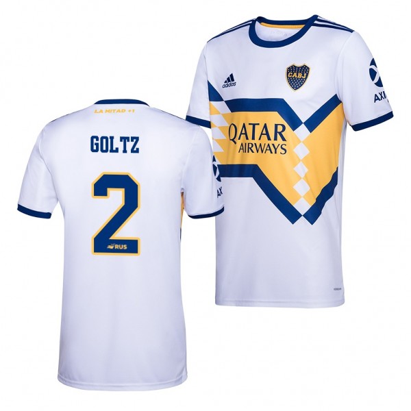 Men's Paolo Goltz Boca Juniors Jersey Away 2020-21 Adidas