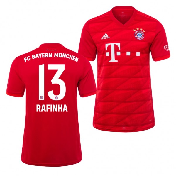 Men's Bayern Munich Rafinha Home Red 19-20 Jersey Online Sale