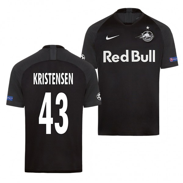 Men's Red Bull Salzburg Rasmus Nissen Kristensen Jersey Europa League Away 19-20