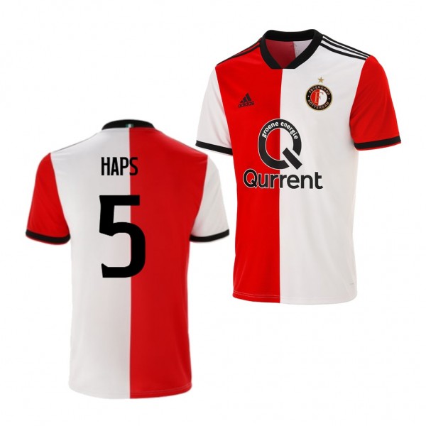 Men's Feyenoord #5 Ridgeciano Haps Jersey