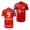 Men's Robert Lewandowski Bayern Munich Pharrell Williams Jersey Red 2021