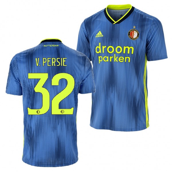 Men's Feyenoord Robin Van Persie 19-20 Away Jersey