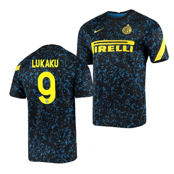 Men's Romelu Lukaku Inter Milan Breathe Jersey Blue 2021 Raglan