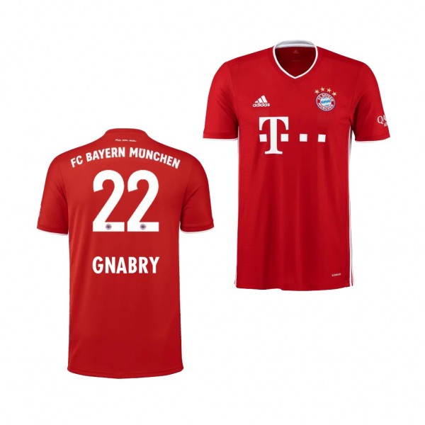Men's Serge Gnabry Jersey Bayern Munich Home 2020-21 Short Sleeve Online Sale