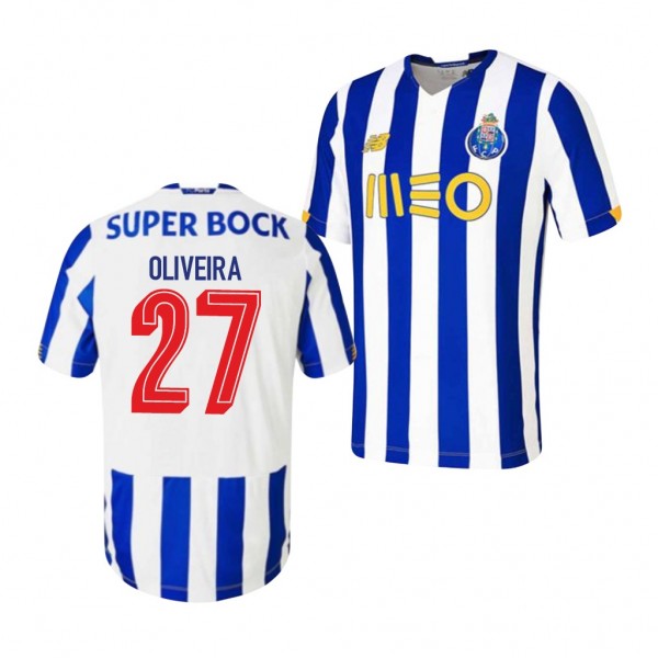 Men's Sergio Oliveira FC Porto Home Jersey Blue White 2020-21 Replica