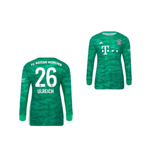 Men's Bayern Munich Sven Ulreich Goalkeeper Green 19-20 Jersey