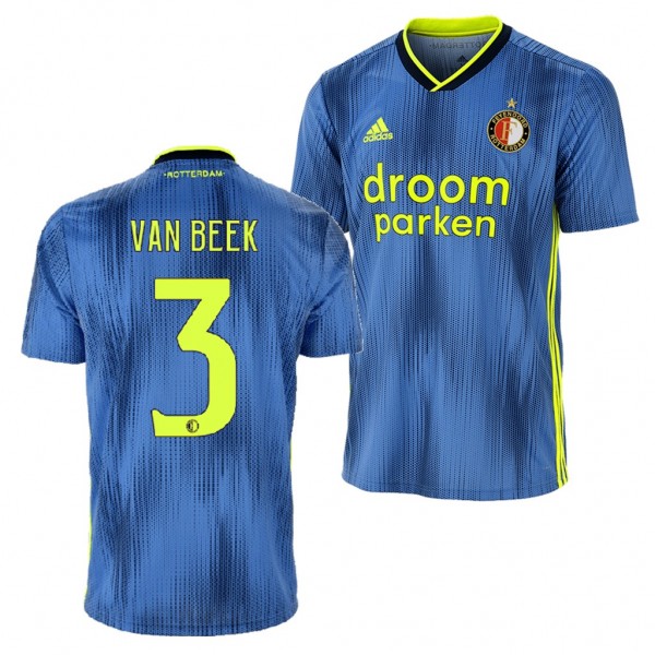 Men's Feyenoord Sven Van Beek 19-20 Away Jersey