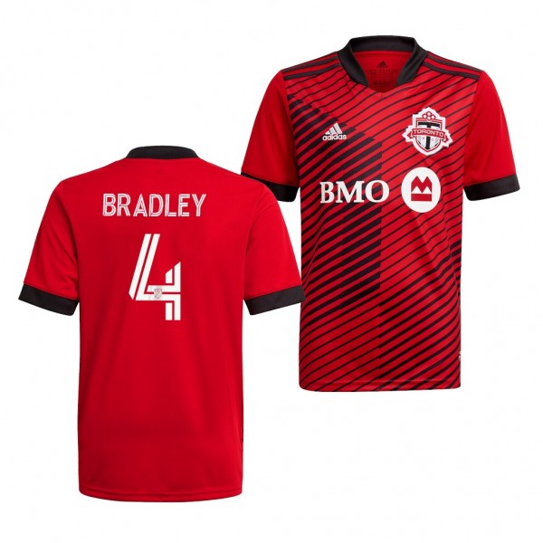 Youth Michael Bradley Jersey Toronto FC Red Replica 2021 A41