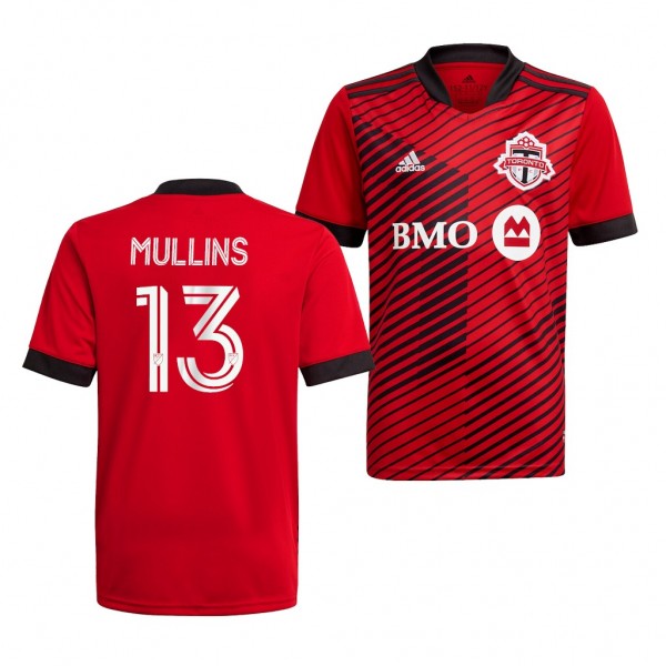 Youth Patrick Mullins Jersey Toronto FC Red Replica 2021 A41