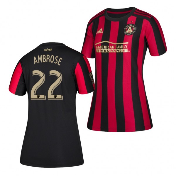 Men's Atlanta United Mikey Ambrose Adidas Jersey 2019 Star And Stripes