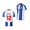 Men's Wilson Manafa Porto 18-19 Home Official Blue White Jersey