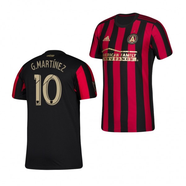 Men's Atlanta United Gonzalo Pity Martinez Adidas Jersey 2019 Star And Stripes