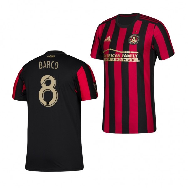 Men's Atlanta United Ezequiel Barco Adidas Jersey 2019 Star And Stripes