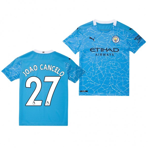 Youth Joao Cancelo Manchester City Home Jersey 2020-21