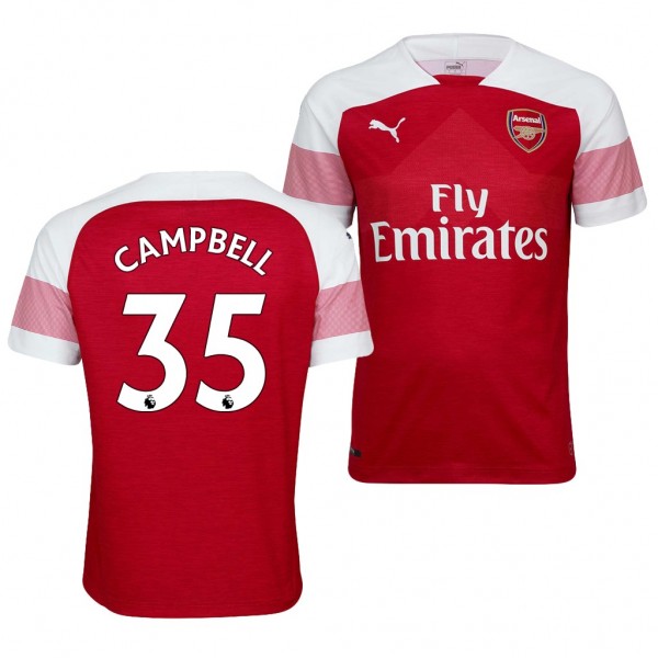 Men's Arsenal Home Joel Campbell Jersey Red