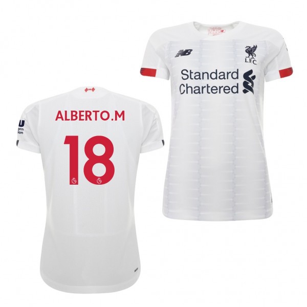 Men's Liverpool Alberto Moreno 19-20 Away Road Jersey Buy