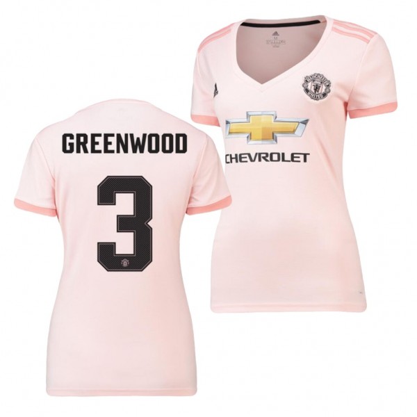 Men's Manchester United Alex Greenwood 18-19 FA Championship Pink Jersey