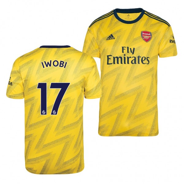 Men's Arsenal Alex Iwobi Away Jersey 19-20