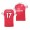 Men's Arsenal Replica Alex Iwobi Jersey Red