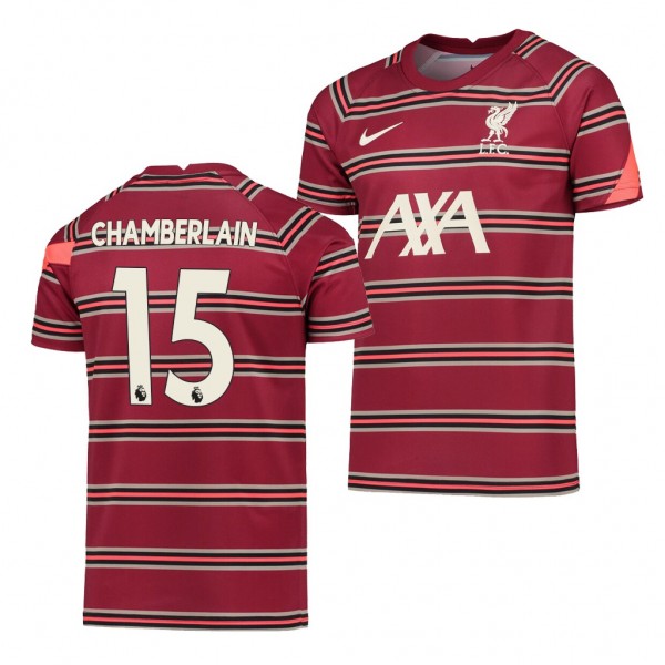 Youth Alex Oxlade-Chamberlain Liverpool Pre-Match Jersey Red