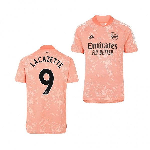 Men's Alexandre Lacazette Arsenal Pre-Match Jersey Pink Replica