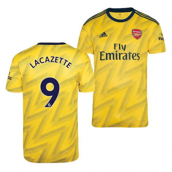 Men's Arsenal Alexandre Lacazette Away Jersey 19-20