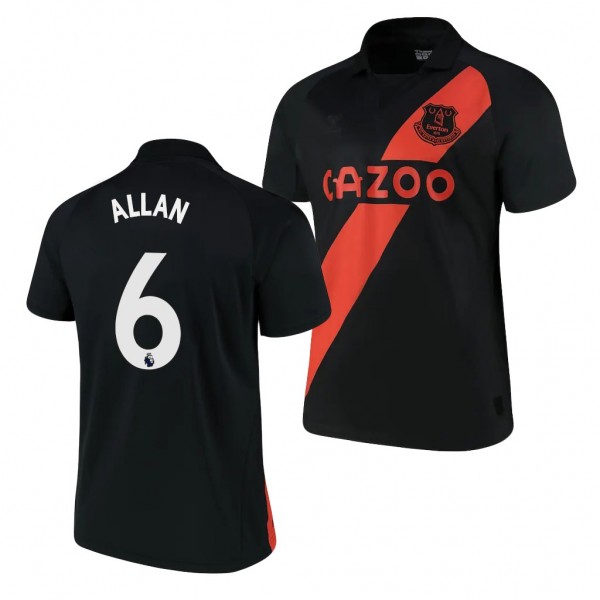 Men's Allan Everton Away Jersey Replica Black 2021-22