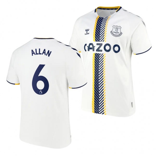 Men's Allan Everton 2021-22 Third Jersey White Replica