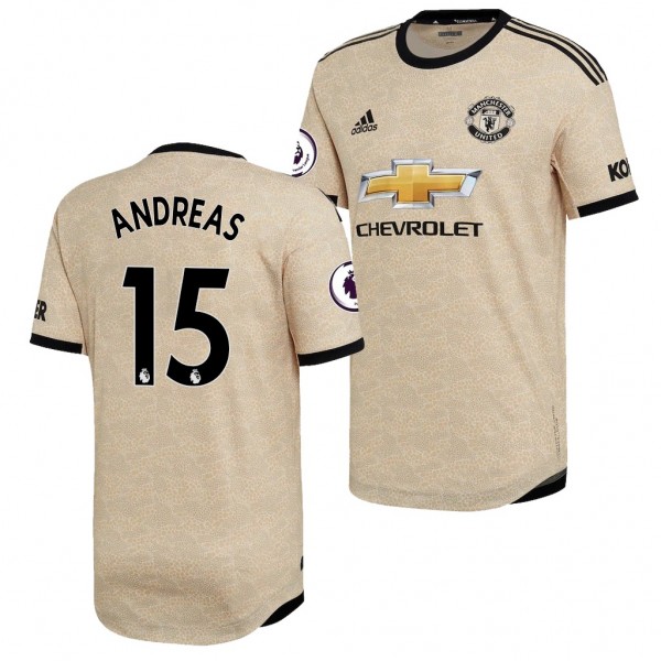 Men's Andreas Pereira Jersey Manchester United Away