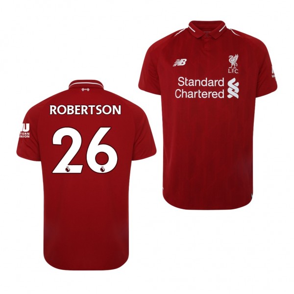 Men's Liverpool Home Andrew Robertson Jersey Red
