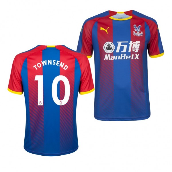 Men's Crystal Palace Home Andros Townsend Jersey Blue Red