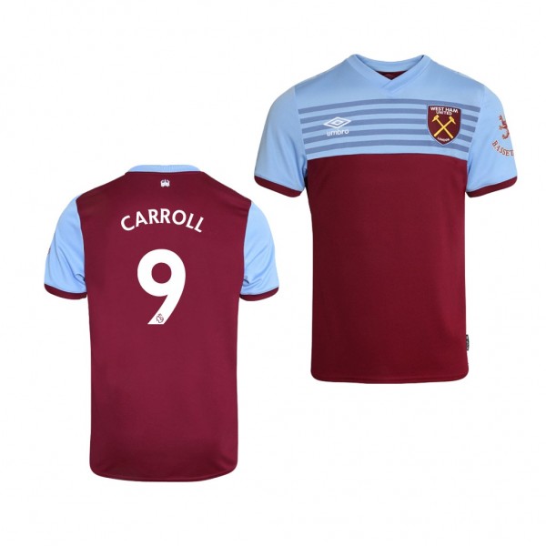 Youth West Ham United Andy Carroll 19-20 Home Jersey