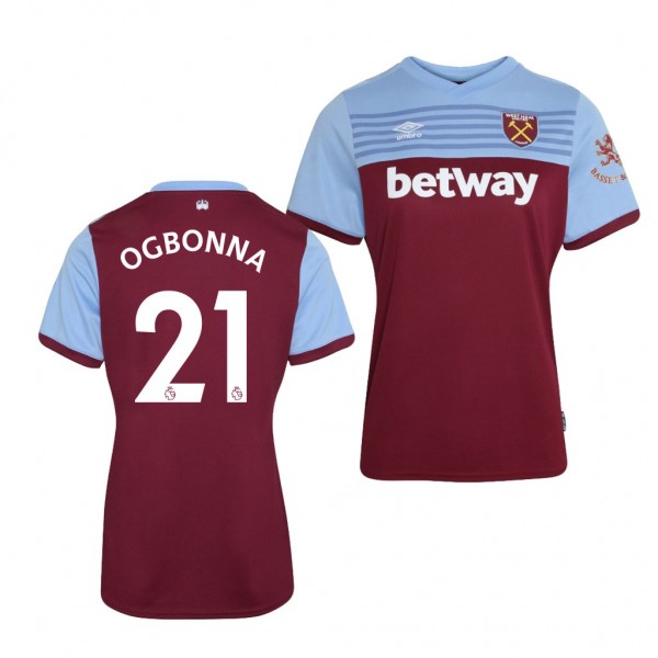 Women's West Ham United Angelo Ogbonna 19-20 Home Jersey
