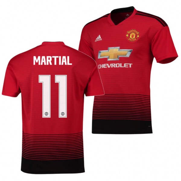 Men's Manchester United Anthony Martial Jersey Cup Red