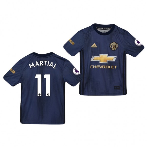 Men's Third Manchester United Anthony Martial Jersey Navy