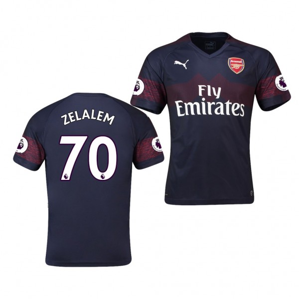 Men's Arsenal Gedion Zelalem Replica Navy Jersey